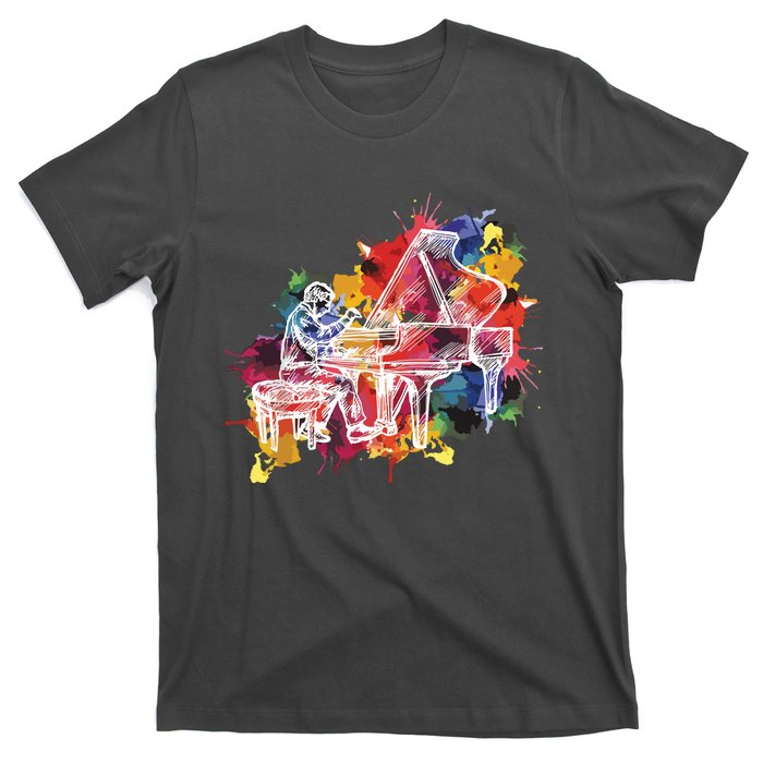 Piano Pianist Musician Gift Instrument T-Shirt