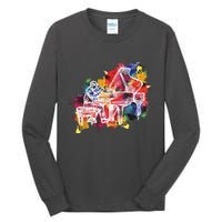 Piano Pianist Musician Gift Instrument Tall Long Sleeve T-Shirt