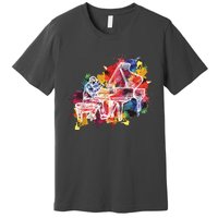 Piano Pianist Musician Gift Instrument Premium T-Shirt