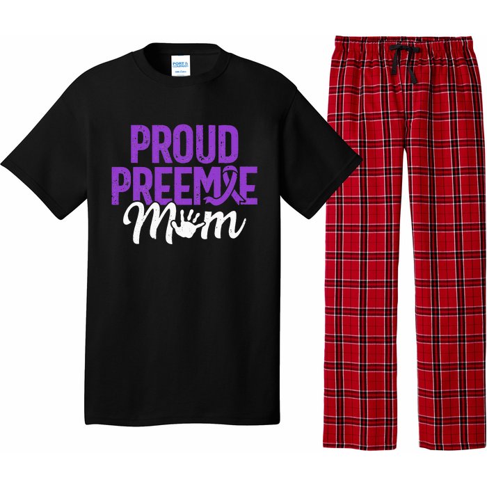 Proud Preemie Mom Premature Birth Mom Prematurity Awareness Pajama Set