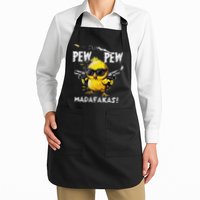 Pew Pew Madafakas Full-Length Apron With Pockets