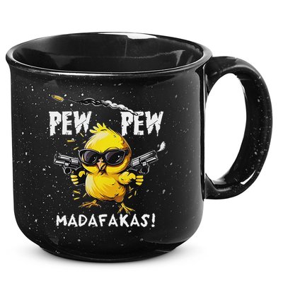Pew Pew Madafakas 15oz Campfire Ceramic Mug
