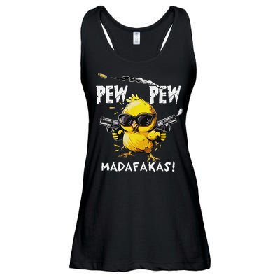 Pew Pew Madafakas Ladies Essential Flowy Tank