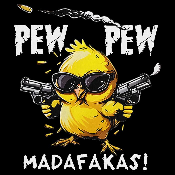 Pew Pew Madafakas Flat Bill Trucker Hat