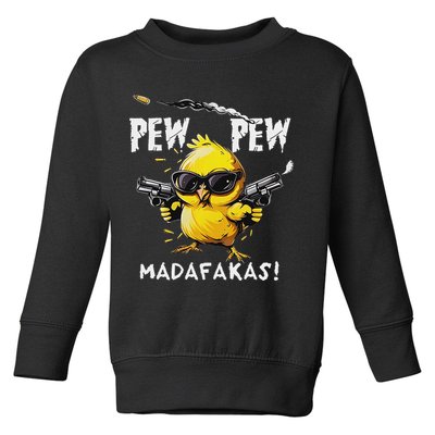Pew Pew Madafakas Toddler Sweatshirt