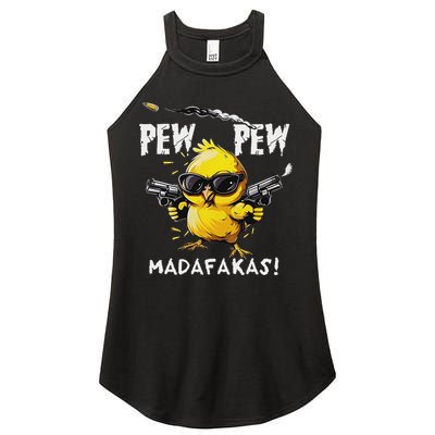 Pew Pew Madafakas Women's Perfect Tri Rocker Tank