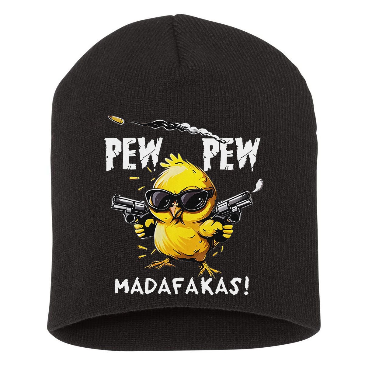 Pew Pew Madafakas Short Acrylic Beanie