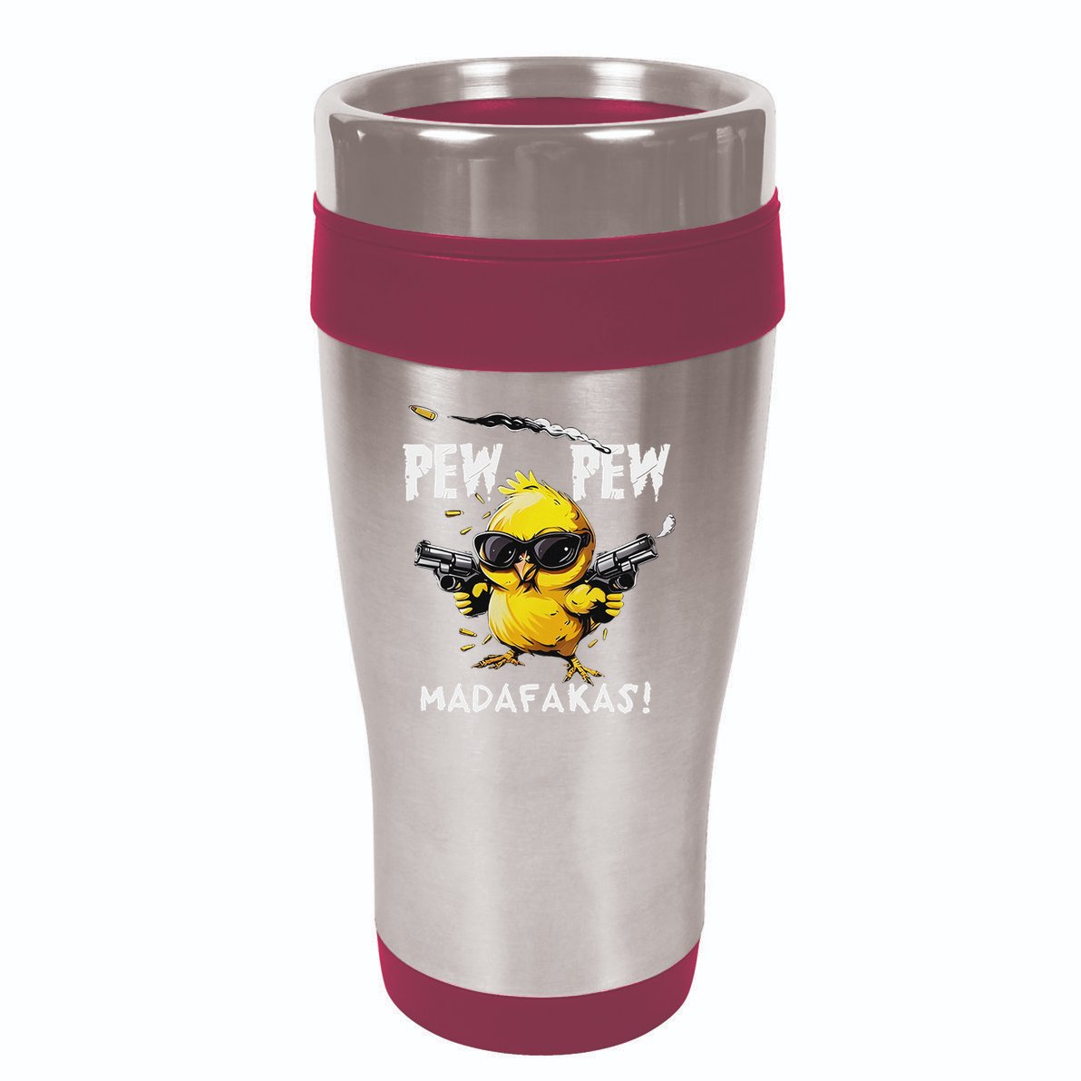 Pew Pew Madafakas 16oz Travel Tumbler