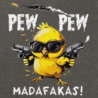 Pew Pew Madafakas Cotton Canvas Backpack