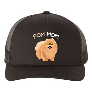 Pomeranian Pom Mom Dog Mama Yupoong Adult 5-Panel Trucker Hat