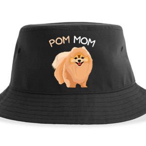 Pomeranian Pom Mom Dog Mama Sustainable Bucket Hat