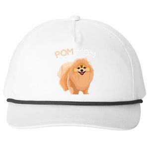 Pomeranian Pom Mom Dog Mama Snapback Five-Panel Rope Hat