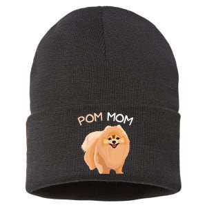 Pomeranian Pom Mom Dog Mama Sustainable Knit Beanie