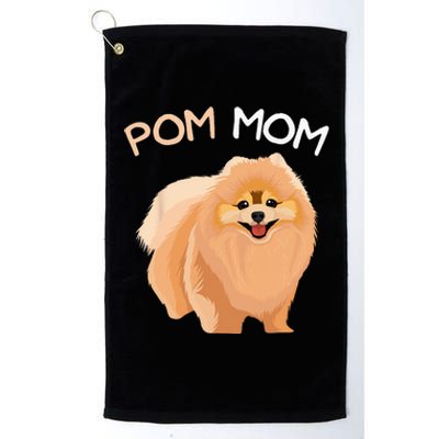 Pomeranian Pom Mom Dog Mama Platinum Collection Golf Towel