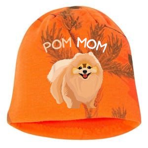 Pomeranian Pom Mom Dog Mama Kati - Camo Knit Beanie