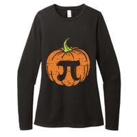 Pumpkin Pi Math Halloween Thanksgiving Pie Day Costume Womens CVC Long Sleeve Shirt