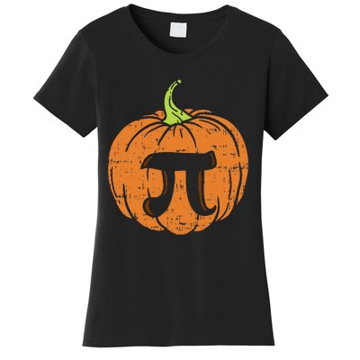 Pumpkin Pi Math Halloween Thanksgiving Pie Day Costume Women's T-Shirt