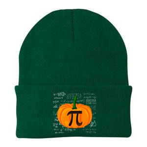 Pumpkin Pie Math Funny Halloween Thanksgiving Pi Day Knit Cap Winter Beanie