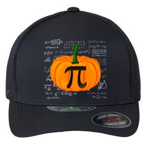 Pumpkin Pie Math Funny Halloween Thanksgiving Pi Day Flexfit Unipanel Trucker Cap