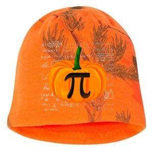 Pumpkin Pie Math Funny Halloween Thanksgiving Pi Day Kati - Camo Knit Beanie