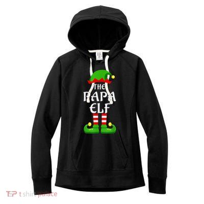 Papa Pajama Matching Group Christmas Holiday Funny Gift Cute Gift Women's Fleece Hoodie