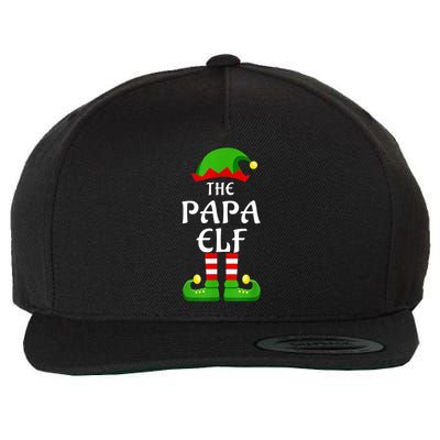 Papa Pajama Matching Group Christmas Holiday Funny Gift Cute Gift Wool Snapback Cap
