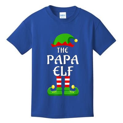 Papa Pajama Matching Group Christmas Holiday Funny Gift Cute Gift Kids T-Shirt