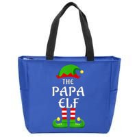 Papa Pajama Matching Group Christmas Holiday Funny Gift Cute Gift Zip Tote Bag