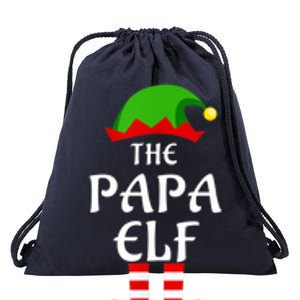 Papa Pajama Matching Group Christmas Holiday Funny Gift Cute Gift Drawstring Bag