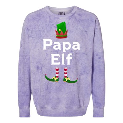 Papa Papa Meaningful Gift Colorblast Crewneck Sweatshirt