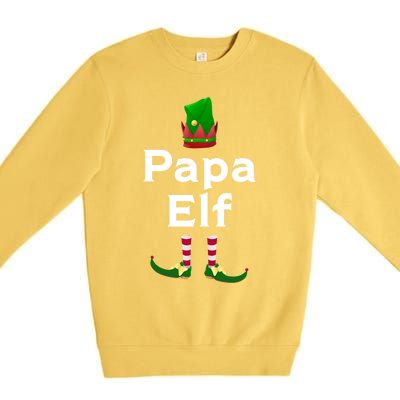 Papa Papa Meaningful Gift Premium Crewneck Sweatshirt