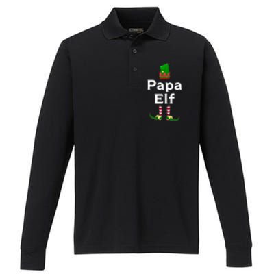 Papa Papa Meaningful Gift Performance Long Sleeve Polo