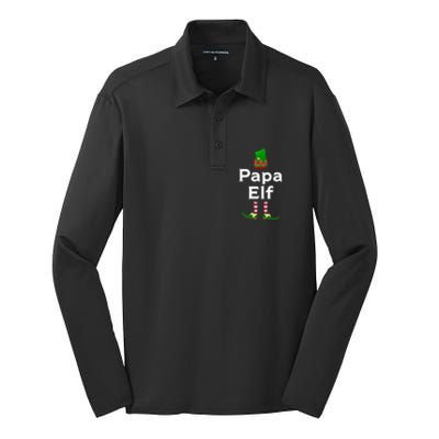 Papa Papa Meaningful Gift Silk Touch Performance Long Sleeve Polo