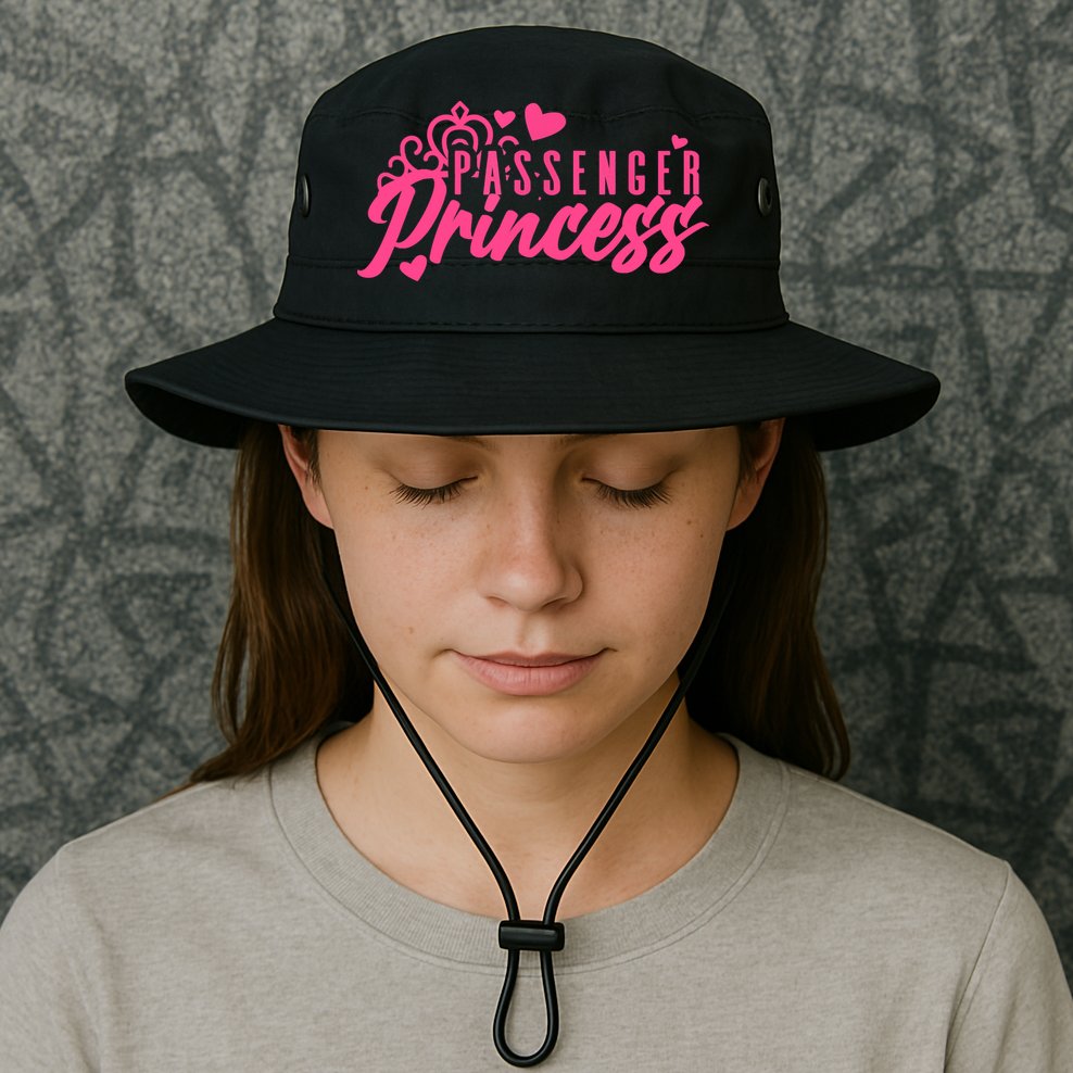 Passenger Princess Meme Women Passenger Seat Princess Bucket Hat