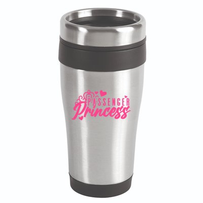 Passenger Princess Meme Women Passenger Seat Princess 16oz Travel Tumbler
