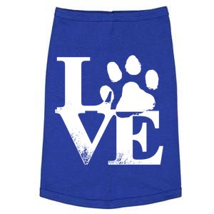 Paw Print Meaningful Gift I Love My Cats And Dogs Gift Doggie Tank