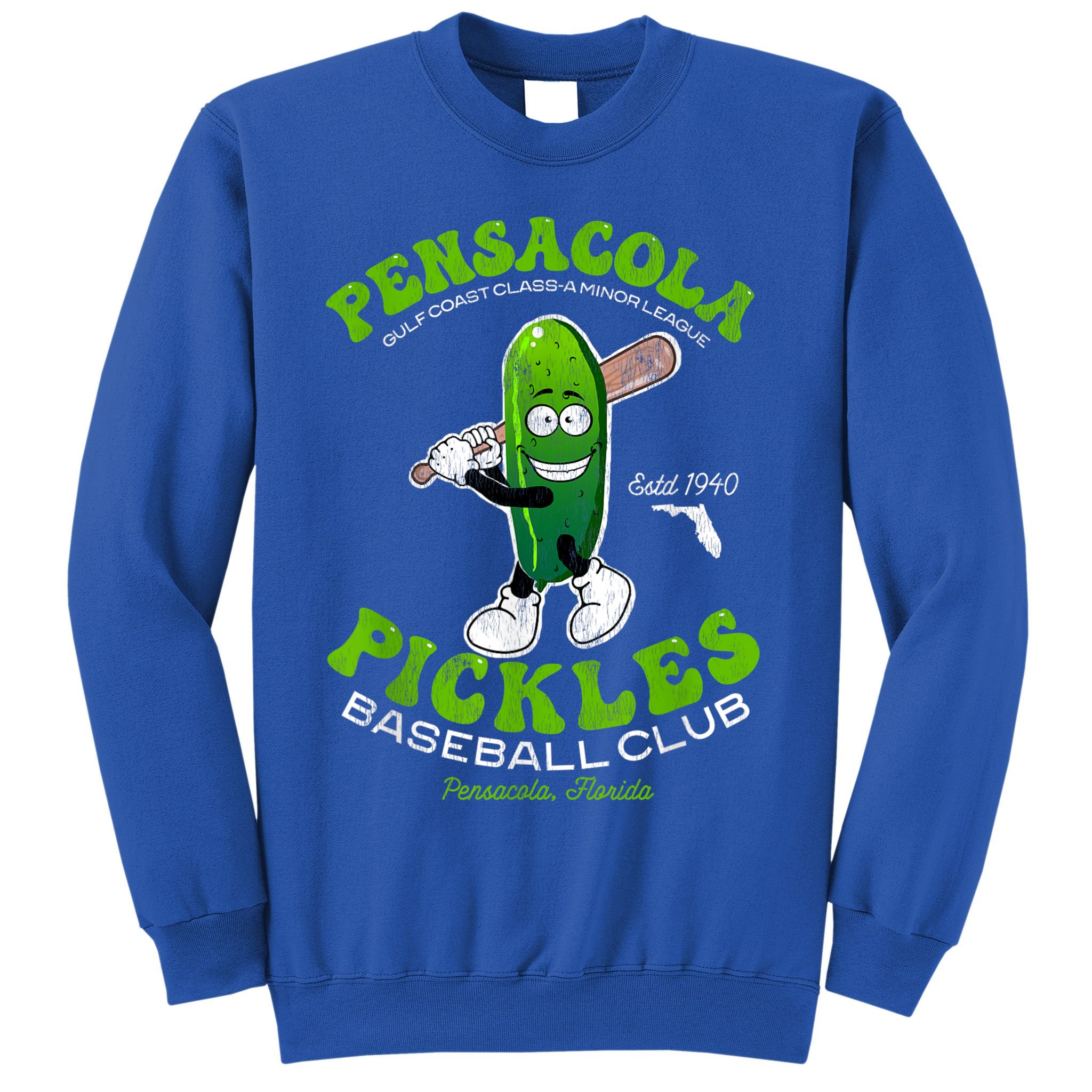 Pensacola Pickles Minor League Retro Baseball Team Sweatshirt