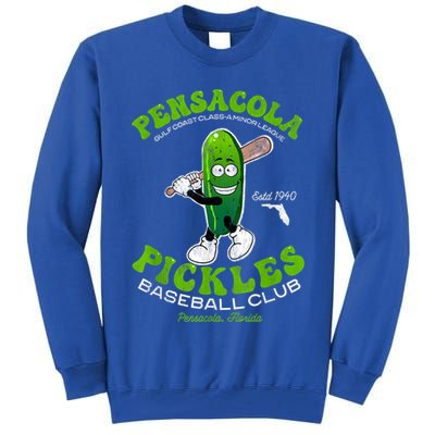 Pensacola Pickles Minor League Retro Baseball Team Tall Sweatshirt
