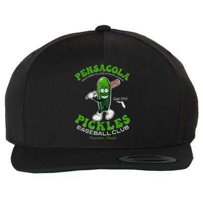 Pensacola Pickles Minor League Retro Baseball Team Wool Snapback Cap