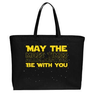 Physics Physicist Mass Times Acceleration Cotton Canvas Jumbo Tote