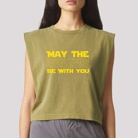 Physics Physicist Mass Times Acceleration Garment-Dyed Women's Muscle Tee