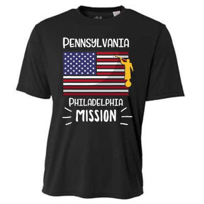 Pennsylvania Philadelphia Mormon Lds Mission Missionary Cooling Performance Crew T-Shirt