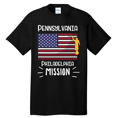 Pennsylvania Philadelphia Mormon Lds Mission Missionary Tall T-Shirt