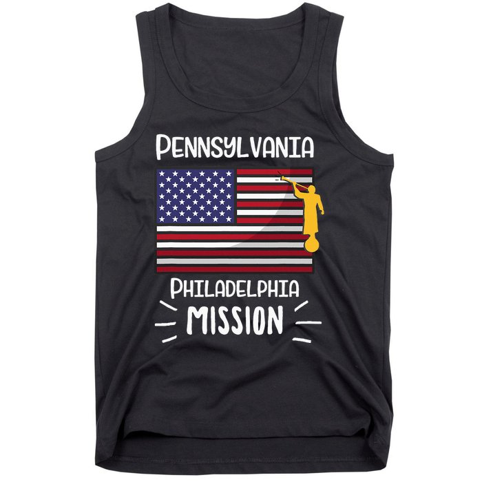 Pennsylvania Philadelphia Mormon Lds Mission Missionary Tank Top