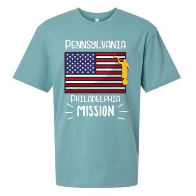 Pennsylvania Philadelphia Mormon Lds Mission Missionary Sueded Cloud Jersey T-Shirt