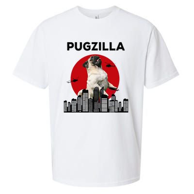 Pugzilla Pug mom Pug dad pug lover pug funny animal lover Sueded Cloud Jersey T-Shirt