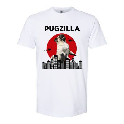 Pugzilla Pug mom Pug dad pug lover pug funny animal lover Softstyle CVC T-Shirt