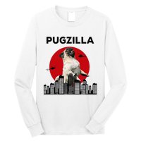 Pugzilla Pug mom Pug dad pug lover pug funny animal lover Long Sleeve Shirt