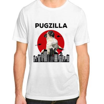 Pugzilla Pug mom Pug dad pug lover pug funny animal lover Adult ChromaSoft Performance T-Shirt