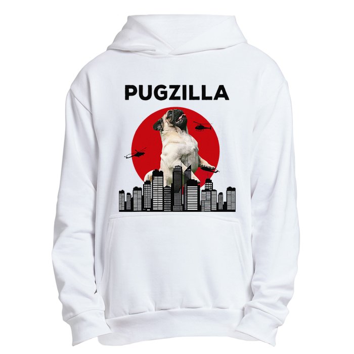 Pugzilla Pug mom Pug dad pug lover pug funny animal lover Urban Pullover Hoodie